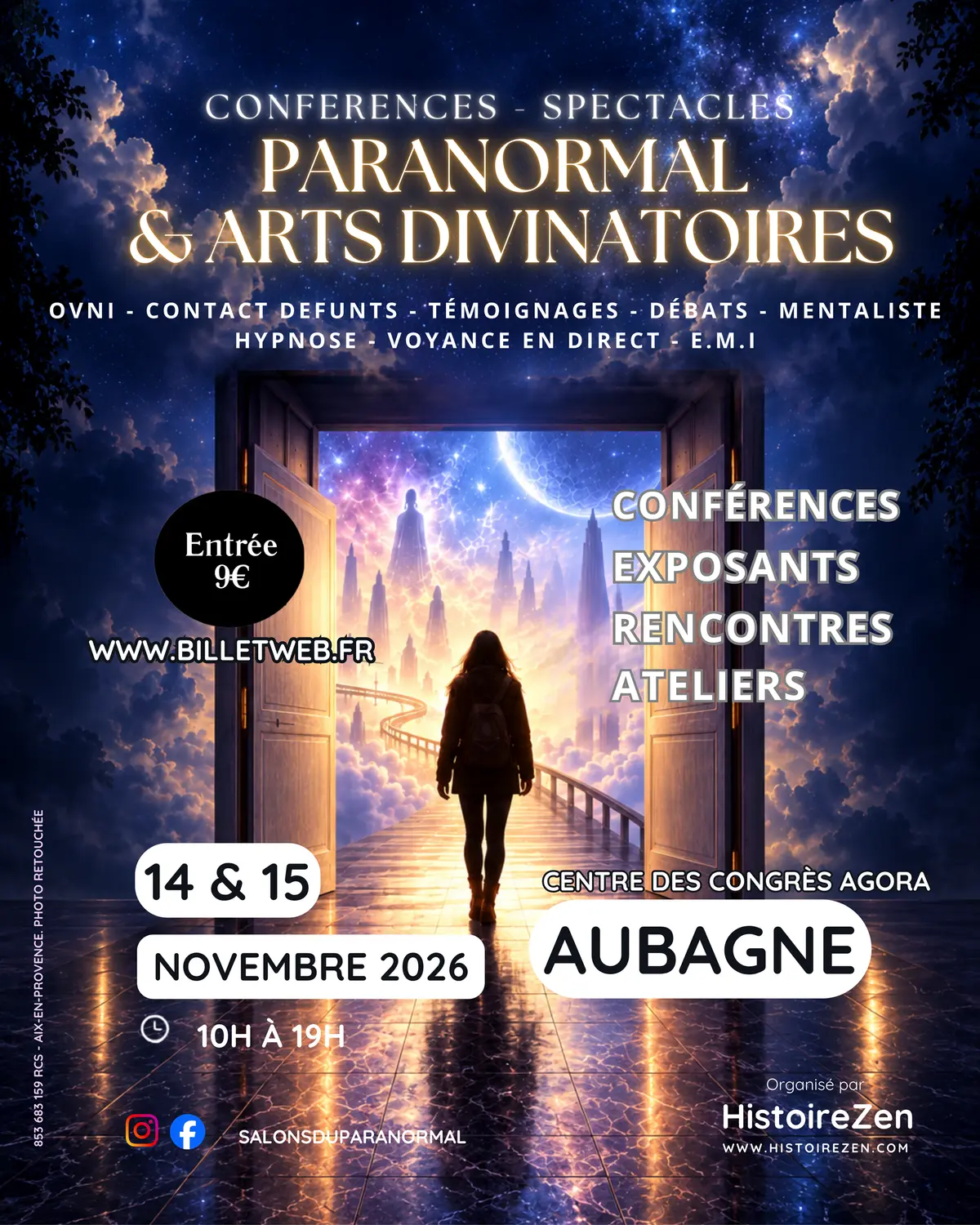 2e édition du salon / spectacles du Paranormal