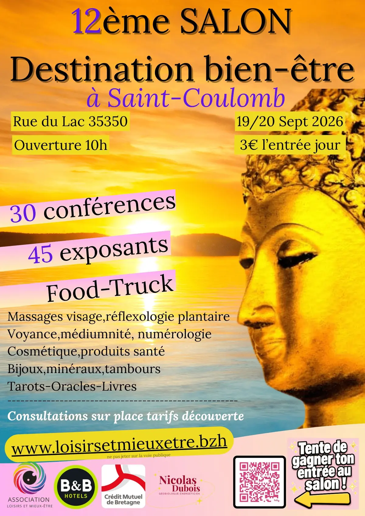 Salon Destination Bien-être à Saint-Coulomb 12ème édition 