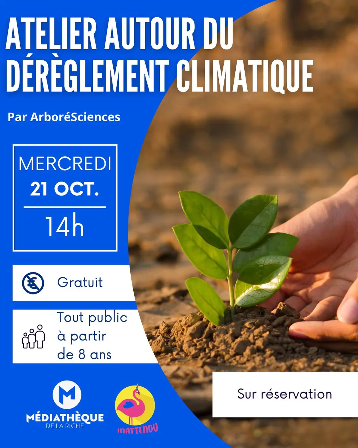 Atelier dérèglement climatique avec ArboréSciences