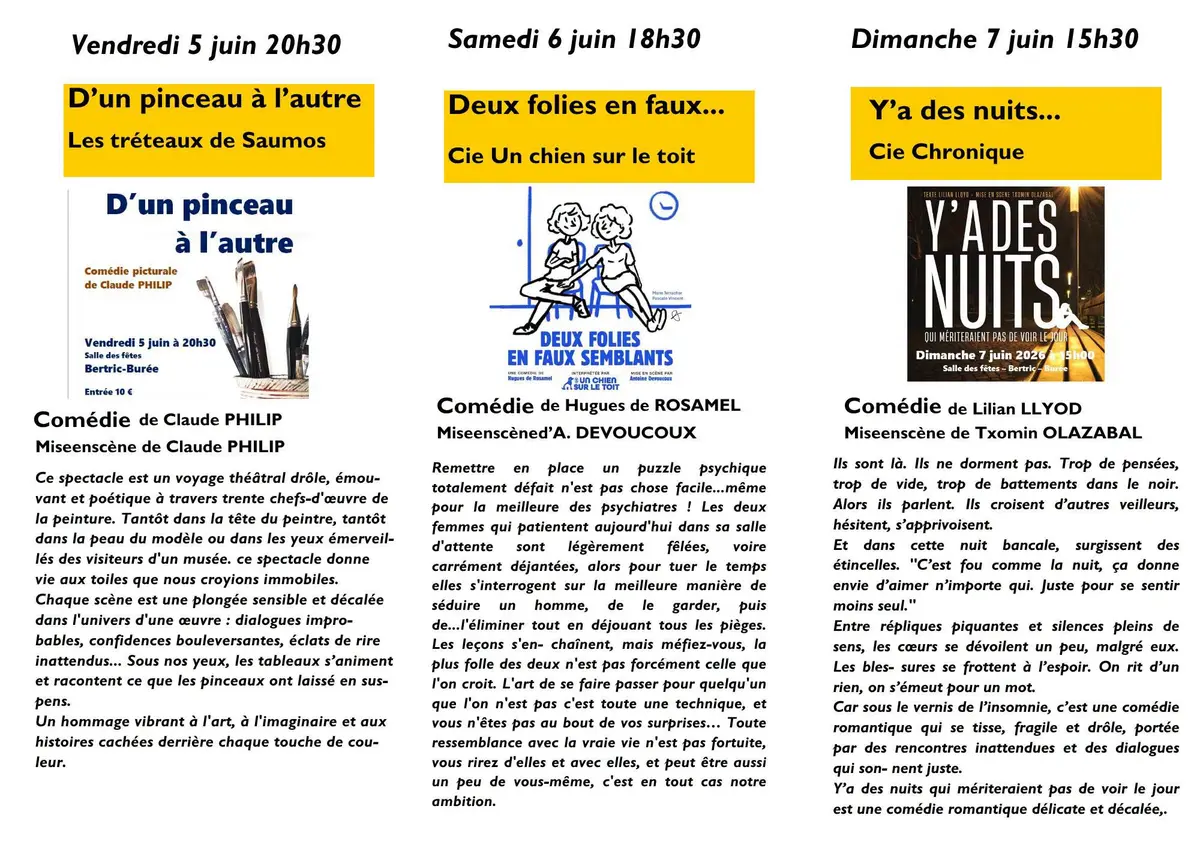 2ème édition : Bertric en scène