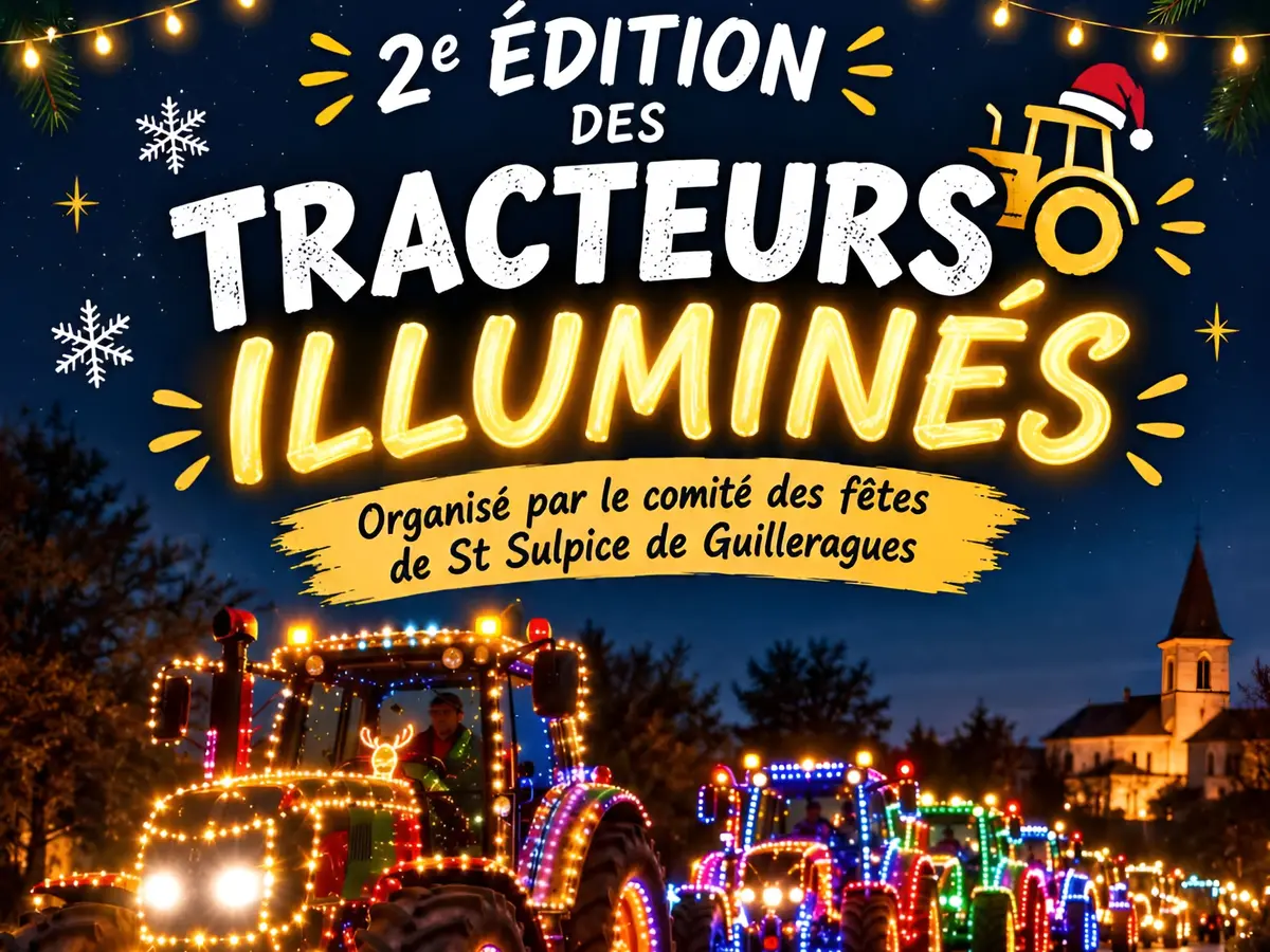 2ème édition des tracteurs illuminés