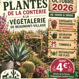 2ème FETE DES PLANTES DE LA CONTERIE A LA VEGETALERIE DE BEAUMONT-VILLAGE