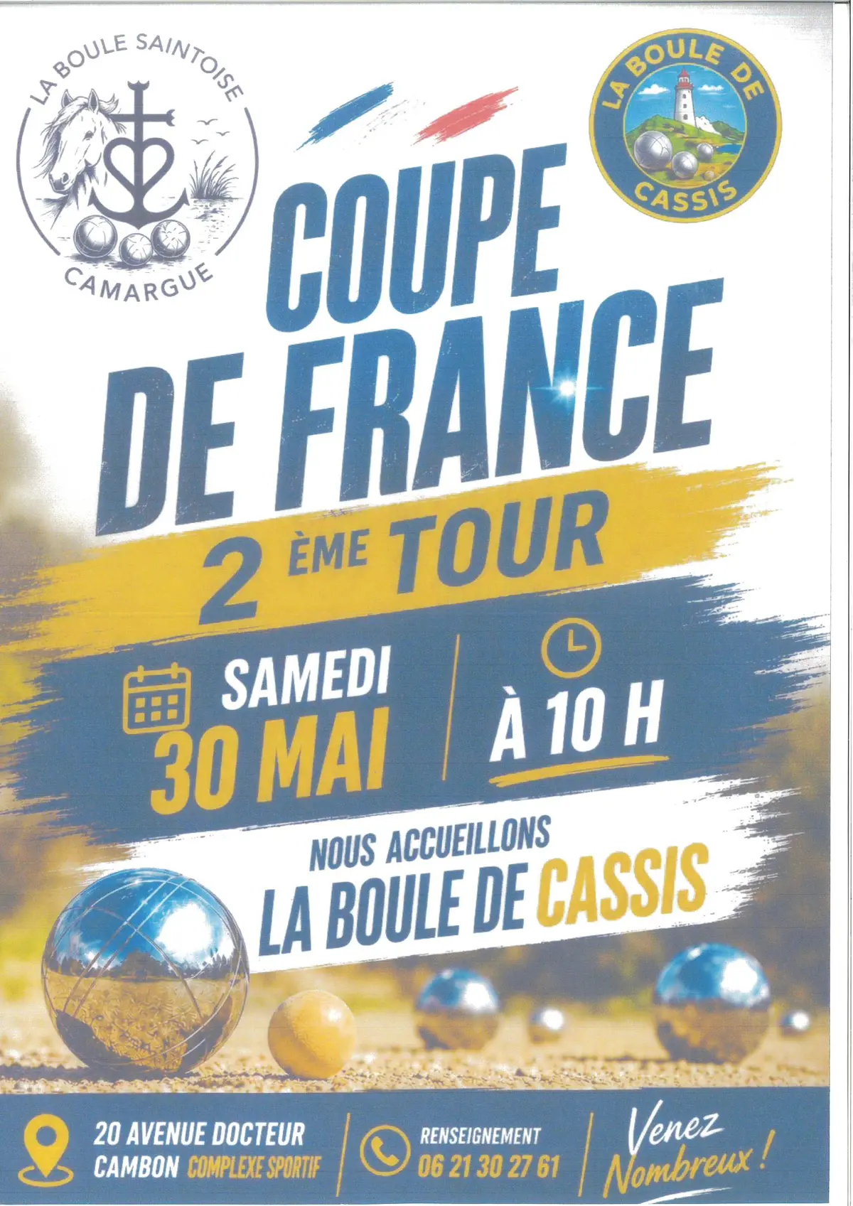 2ème Tour de la Coupe de France de La Boule de Cassis