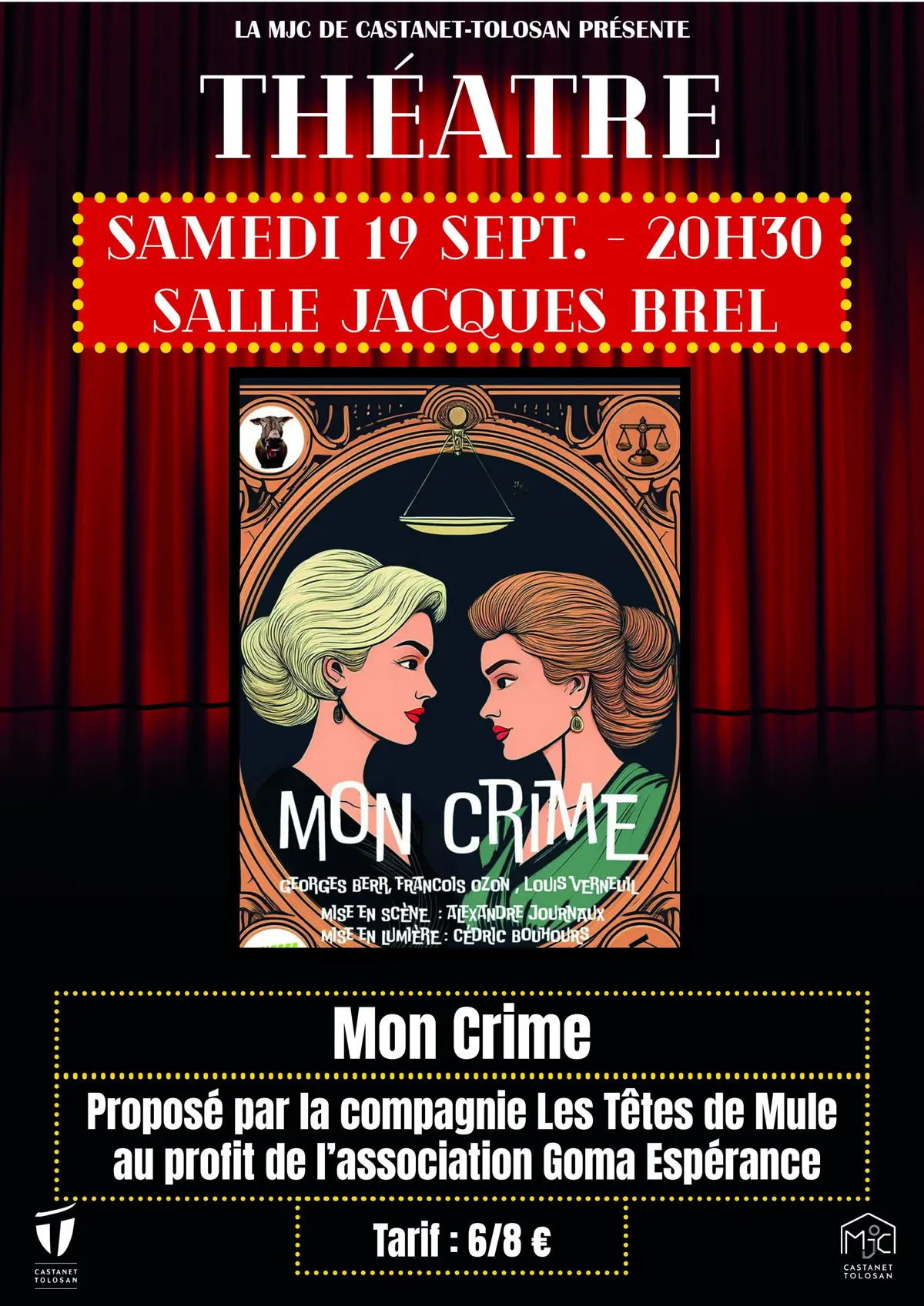 Théâtre - Mon Crime