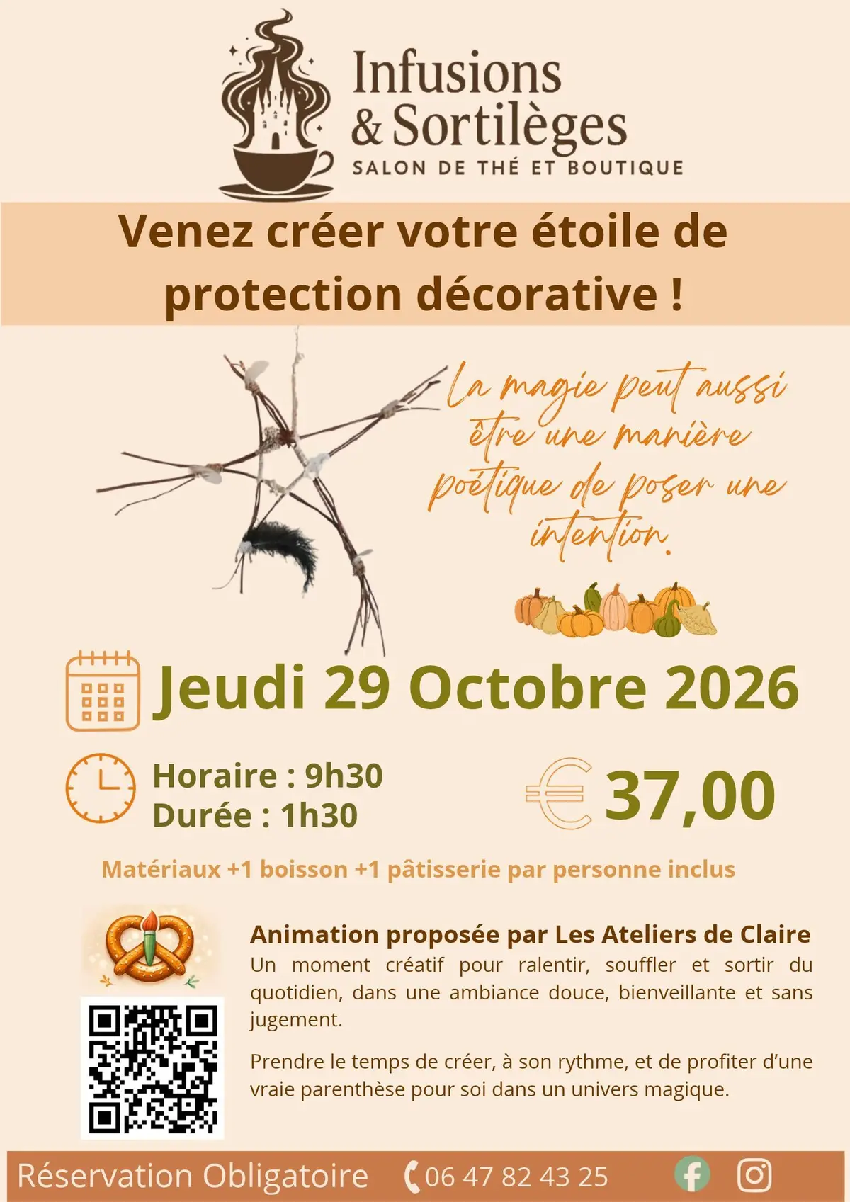 Venez créer votre étoile de protection décorative !