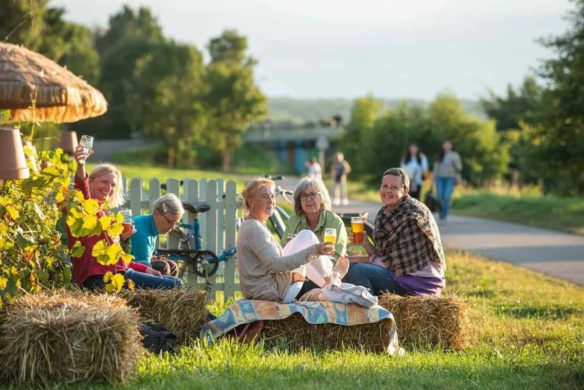 La guinguette d'Illfurth pour une pause bien mérité