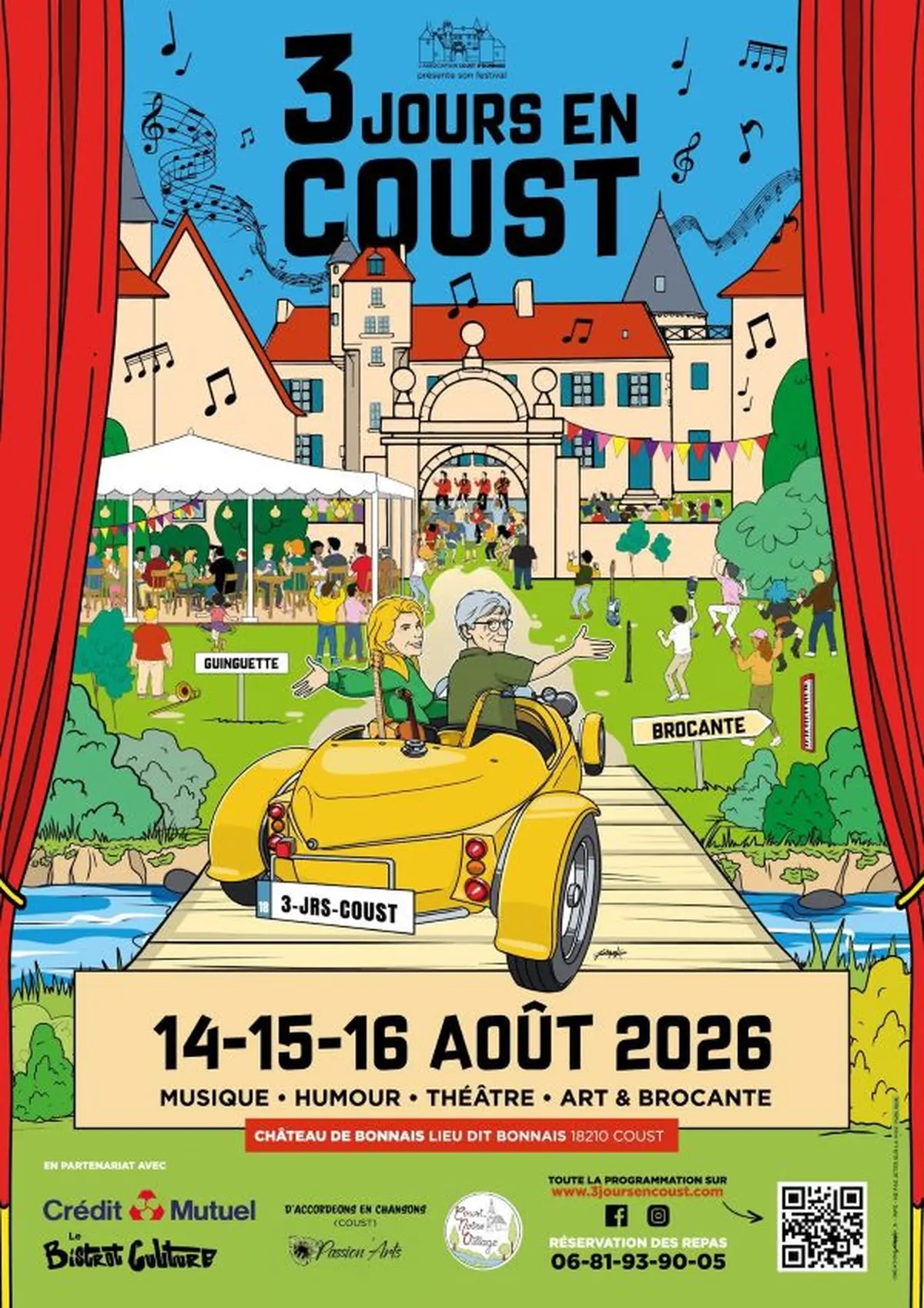 3 jours en Coust 14 août