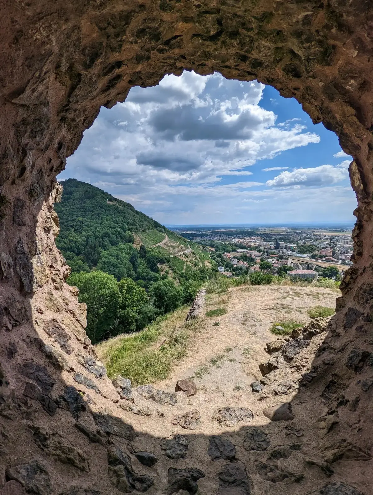 Sur le chemin de la boucle du Château d'Engelbourg