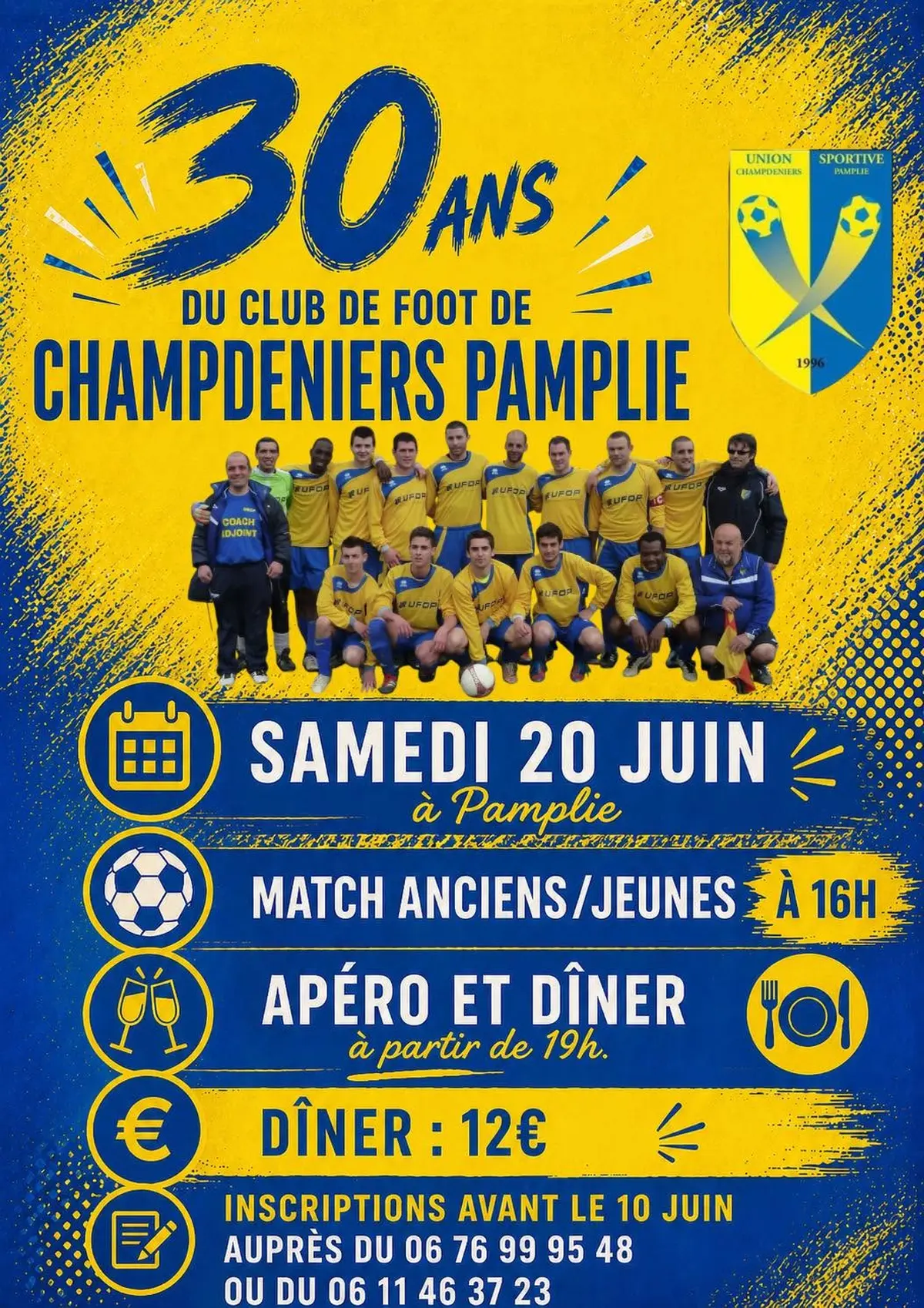 30 ans du club US Champdeniers Pamplie