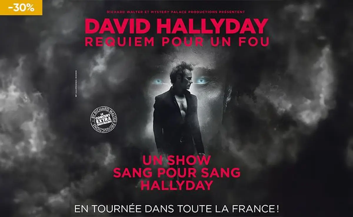 Une offre immanquable ; -30% sur vos billets pour voir David Hallyday