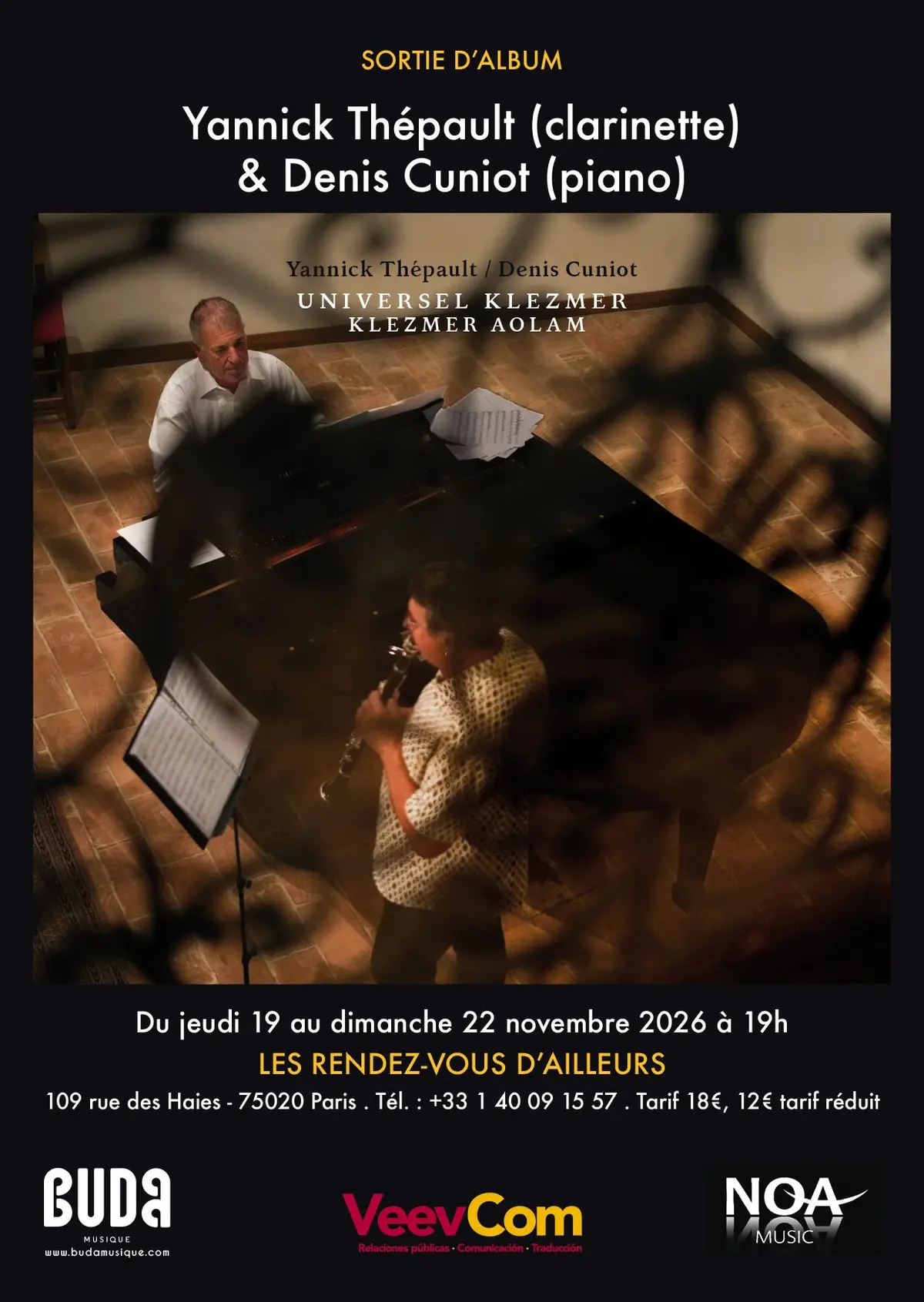 Yannick Thépault & Denis Cuniot présentent Universel Klezmer - Klezmer Aolam