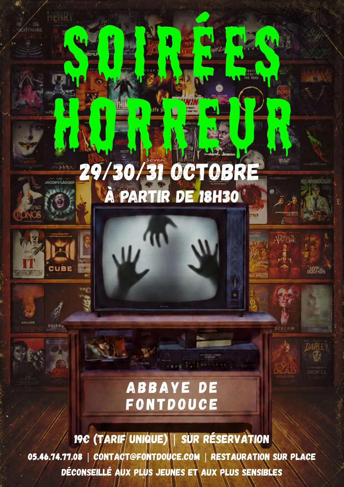 Halloween à l'abbaye de Fontdouce