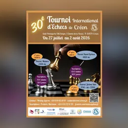 30e tournoi international d’échecs de Créon