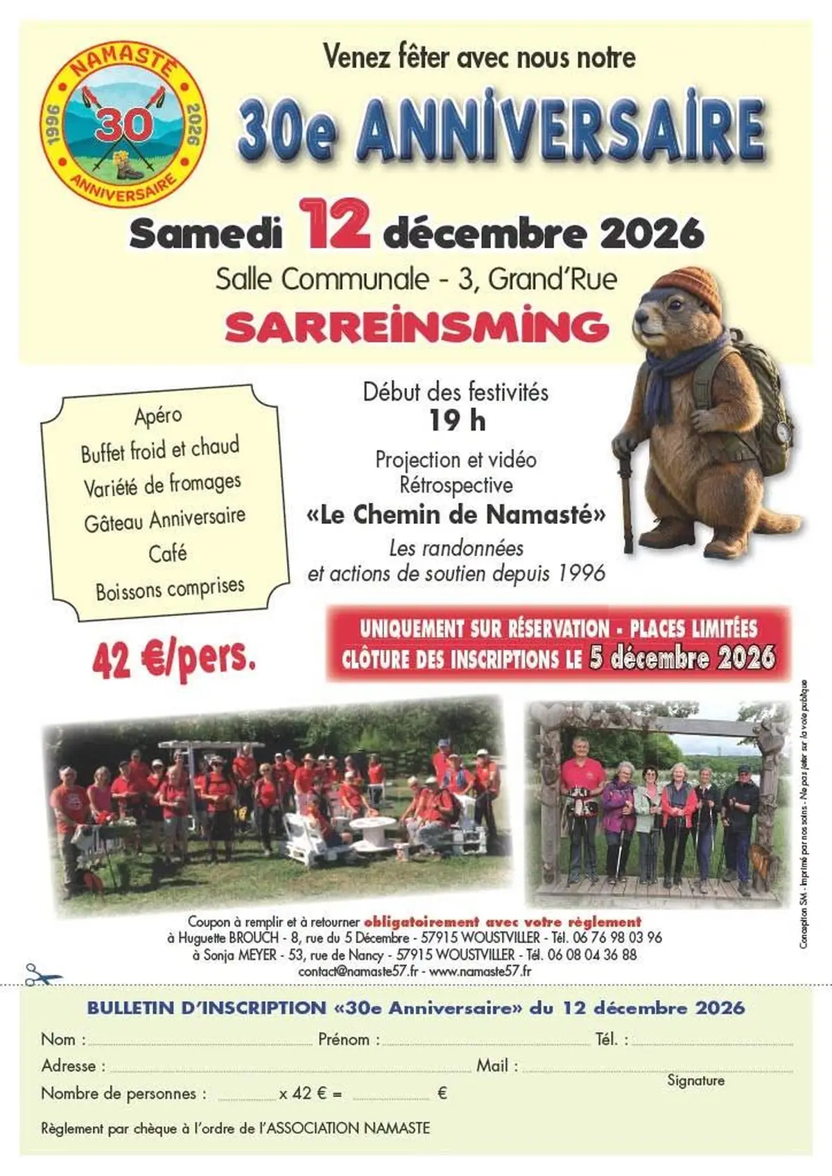 30ème anniversaire de NAMASTÉ