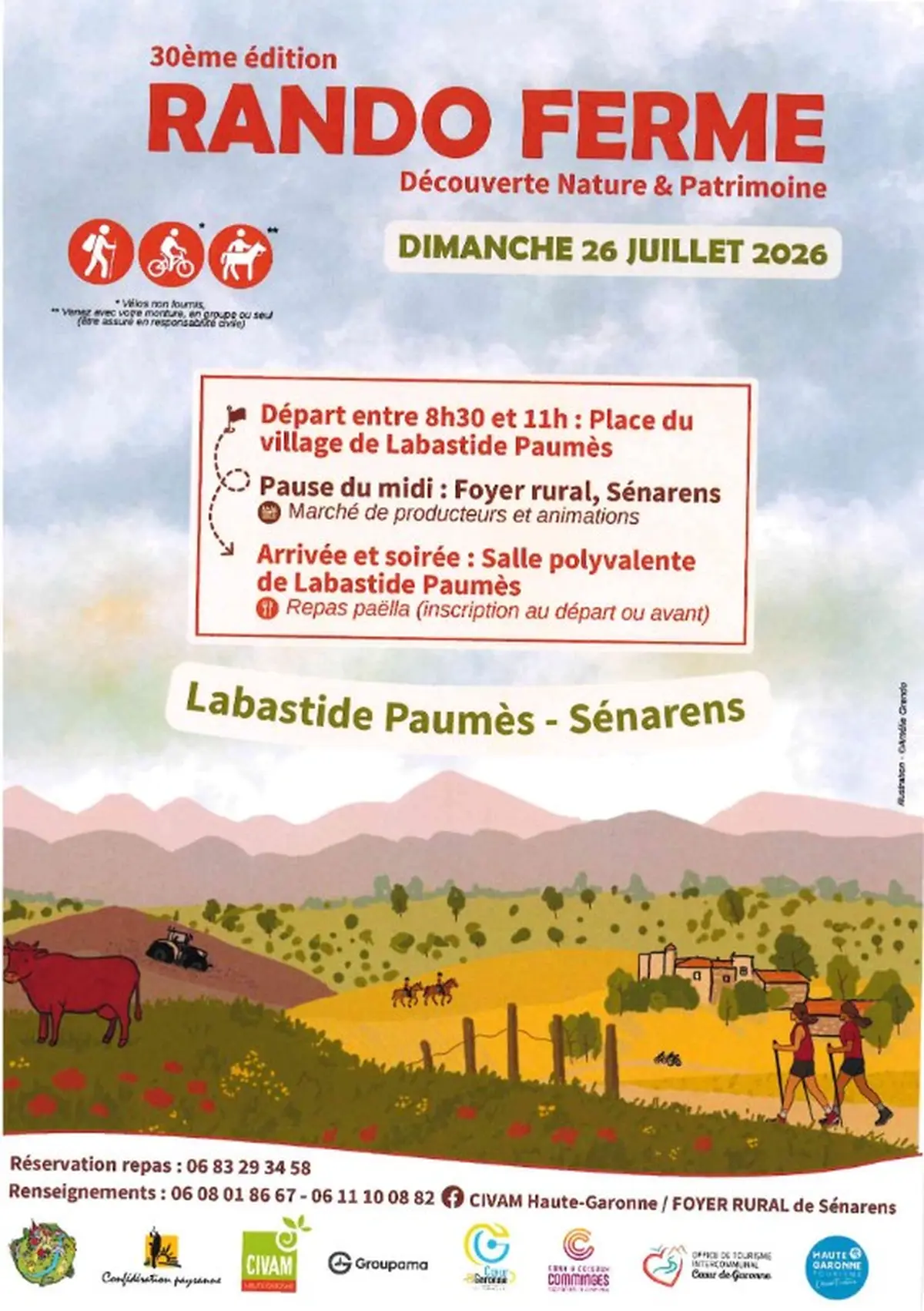 30ème Rando Ferme - Nature Patrimoine Découverte