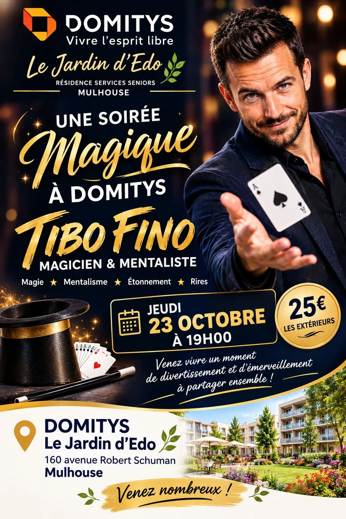 Une soirée magique avec Tibo Fino à Mulhouse