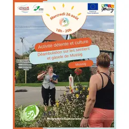 Déambulation sur les sentiers et gàsele de Mussig