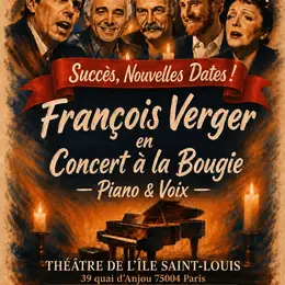 François Verger en concert à la bougie