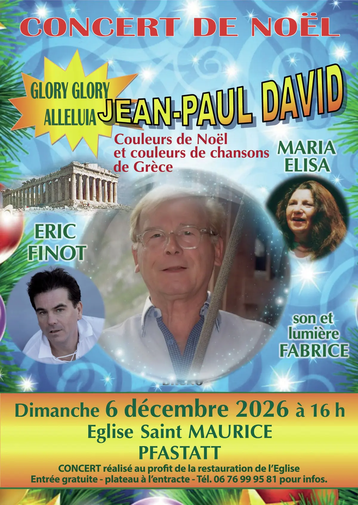 concert de noel par JP DAVID