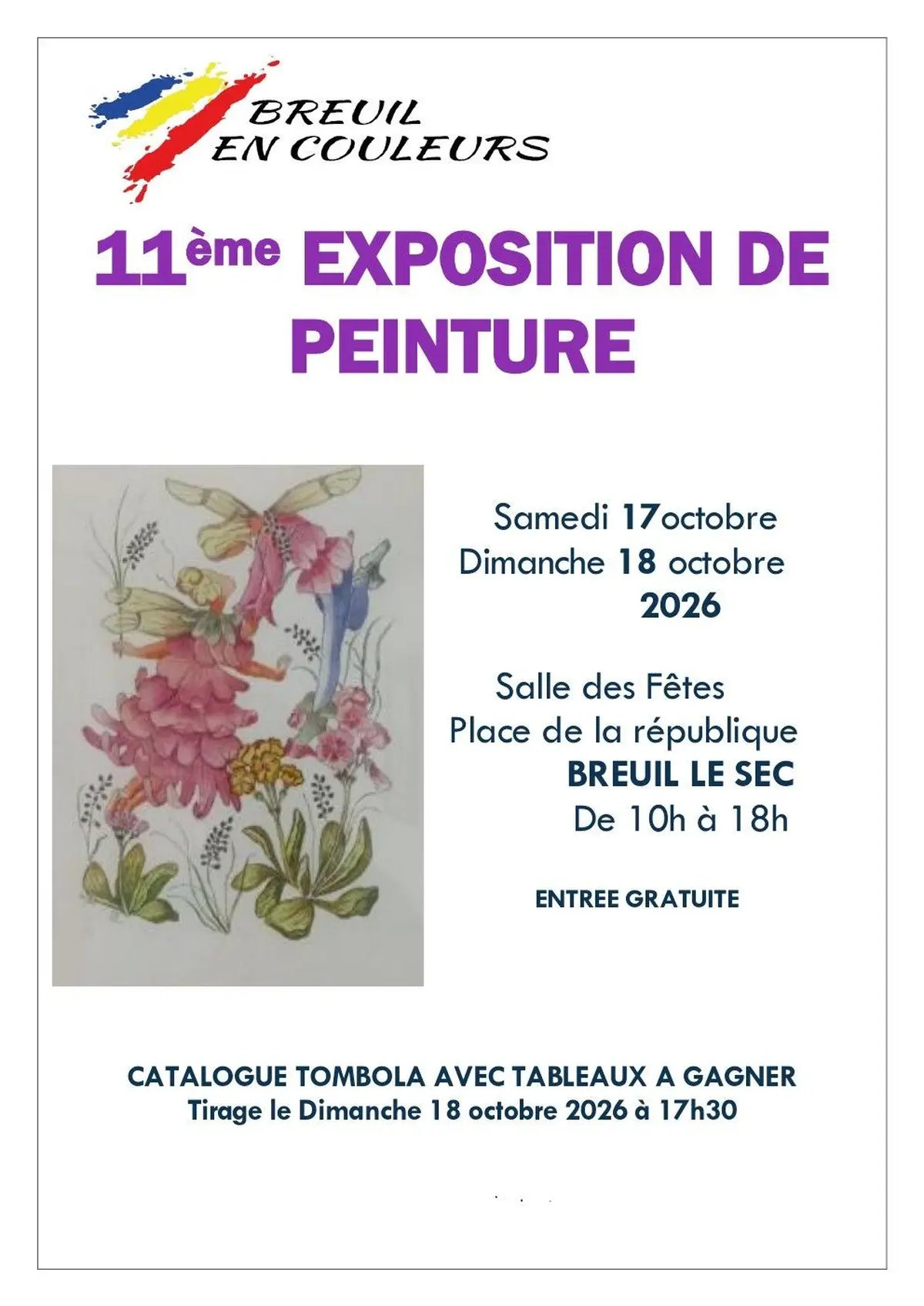 11e Exposition de peinture Breuil en Couleurs 