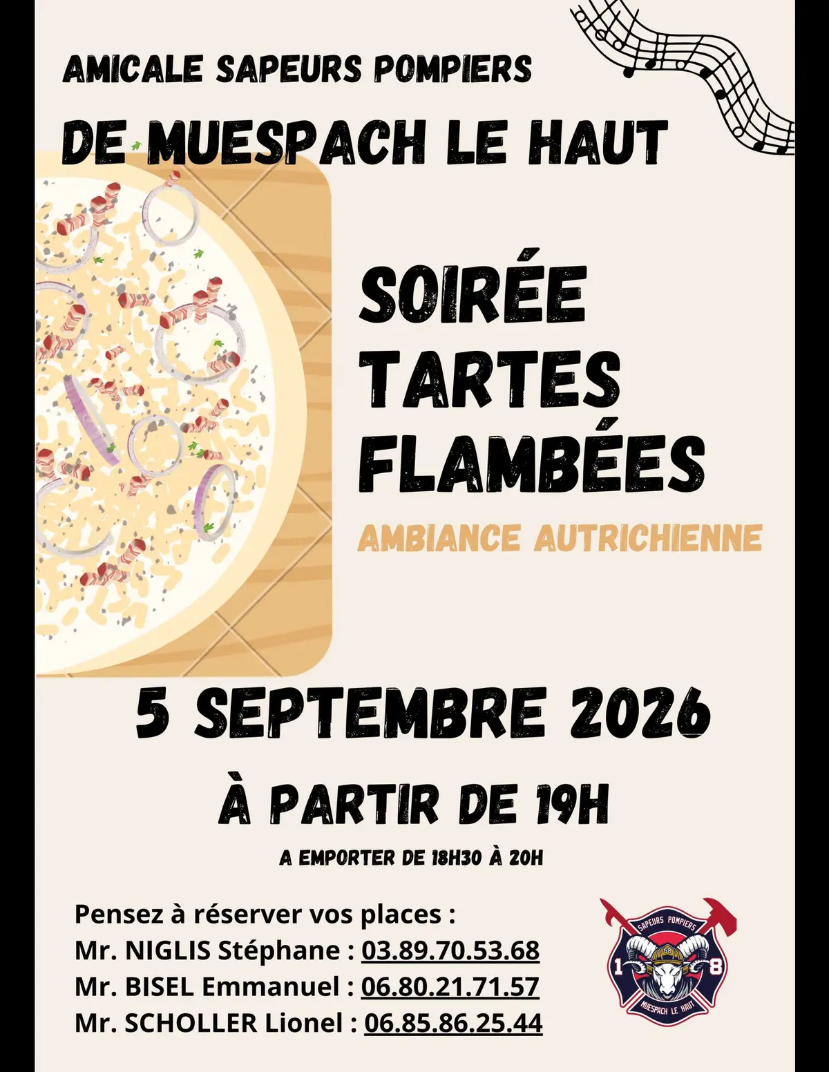 Soirée dansante et tartes flambées 
