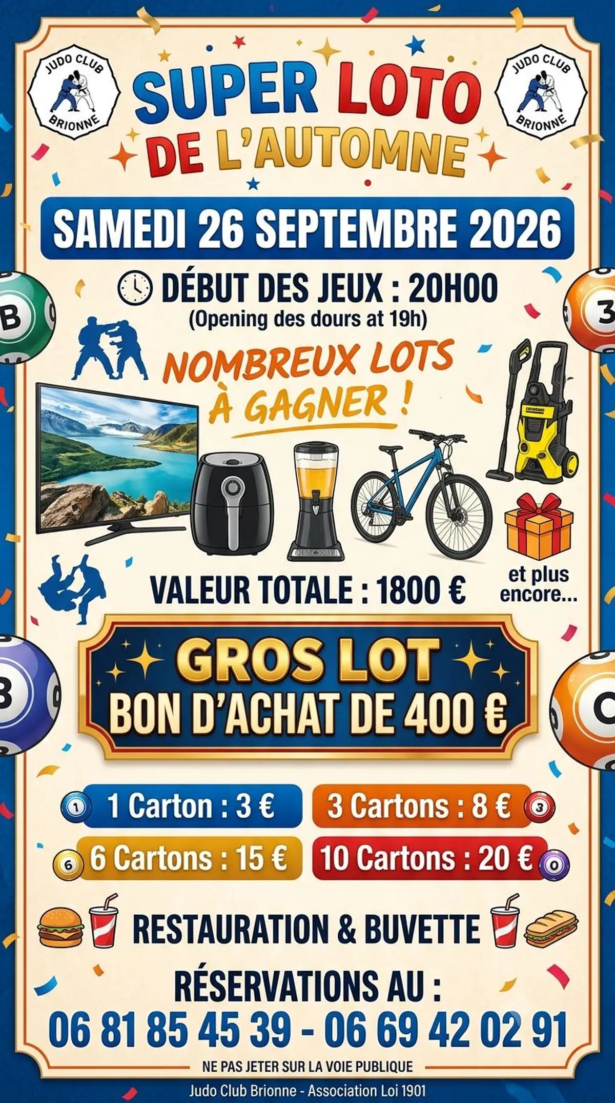 loto judo club Brionne