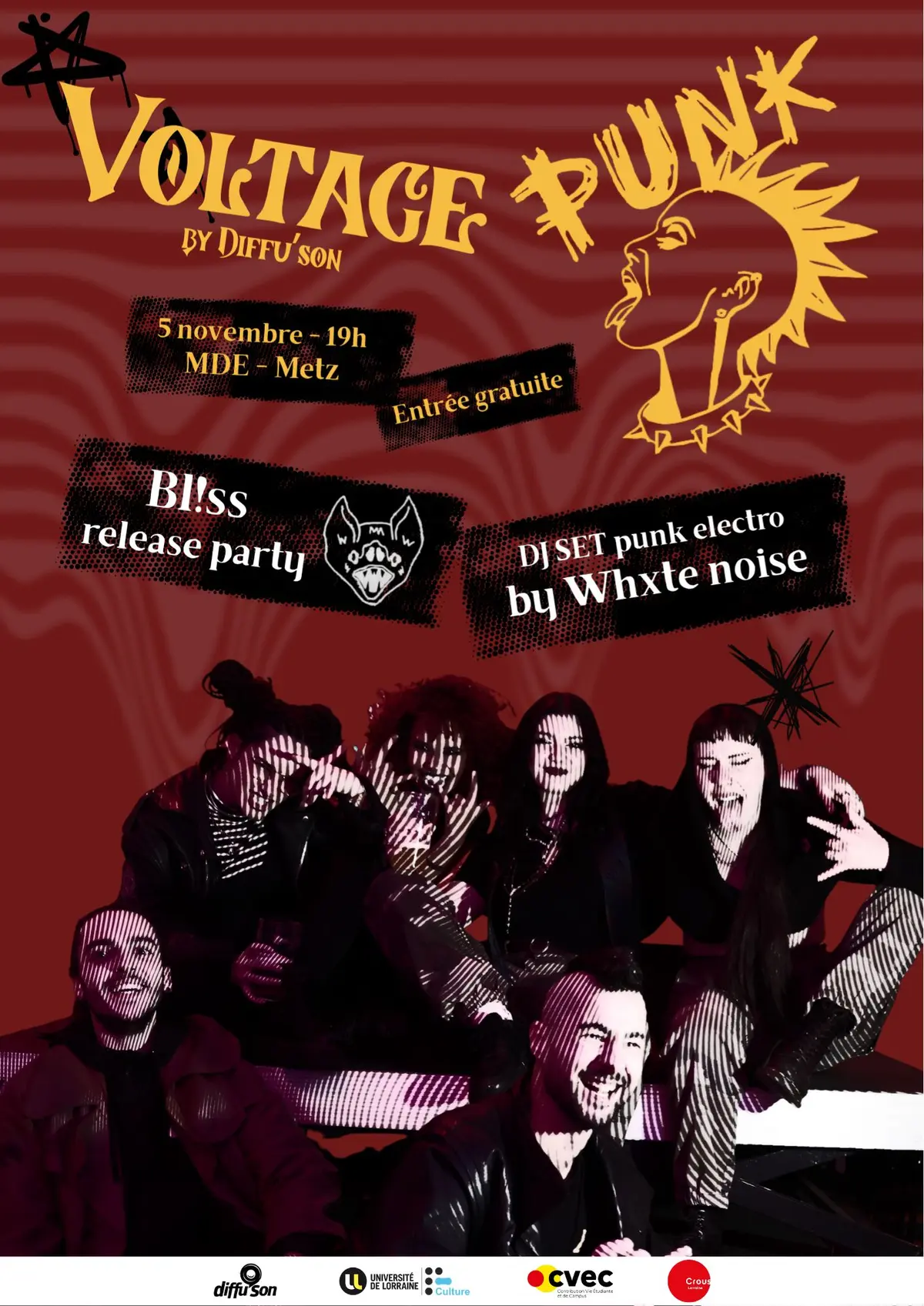 Soirée concert - Voltage Punk