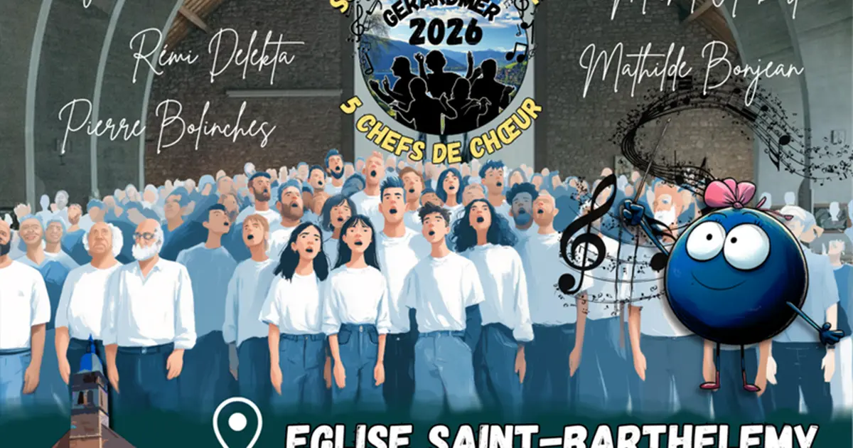 330 choristes chantent à Gérardmer