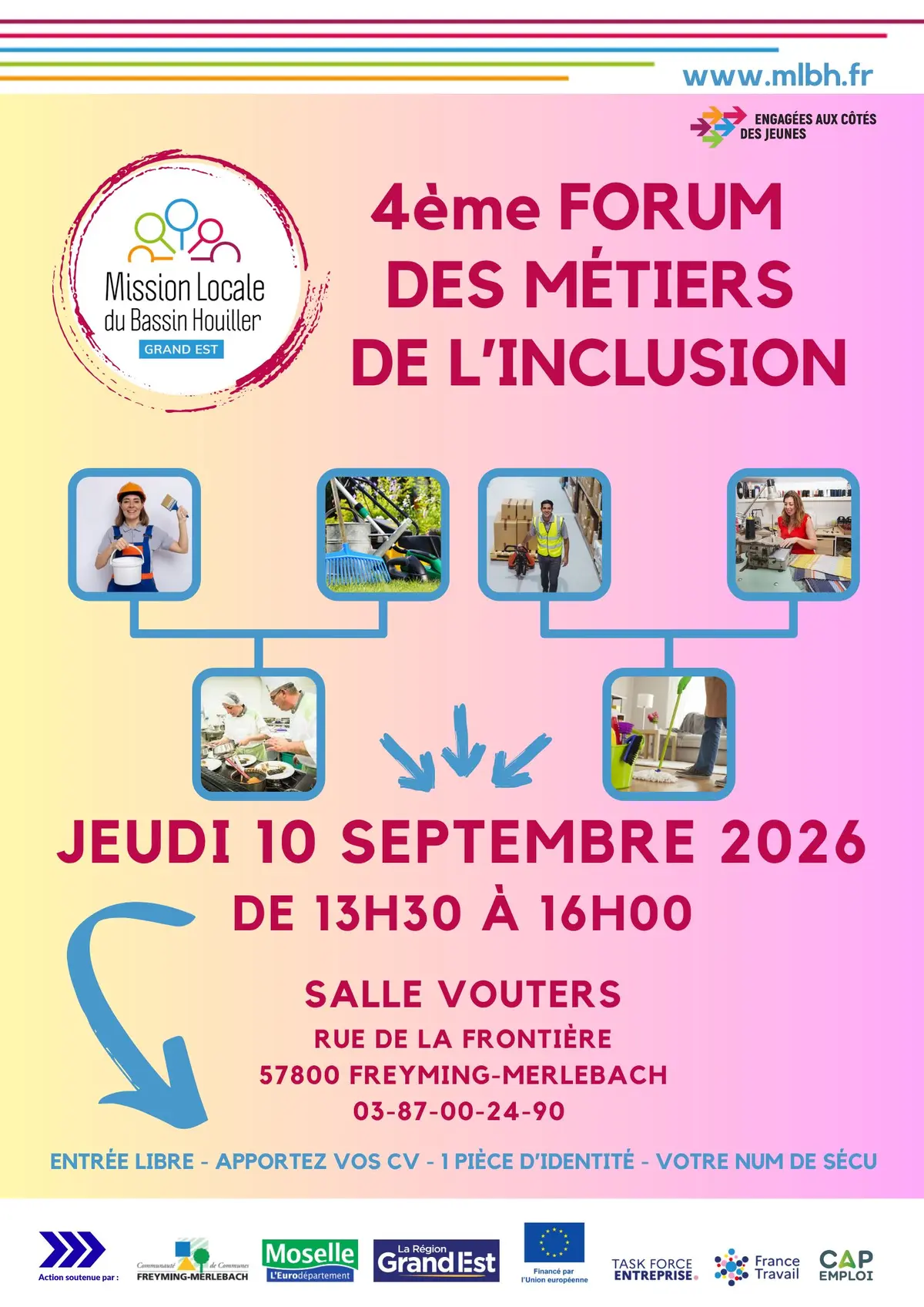 4ème FORUM-JOB DATING des métiers de l'INCLUSION