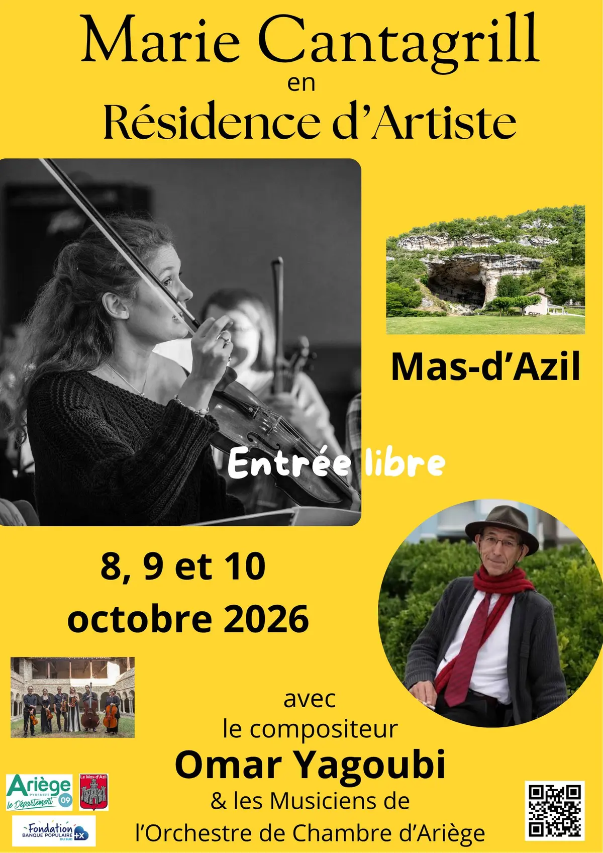 Marie Cantagrill en Résidence d'Artistes avec Omar Yagoubi !