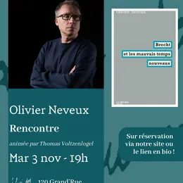 Rencontre avec Olivier Neveu