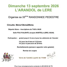 33ème randonnée pédestre