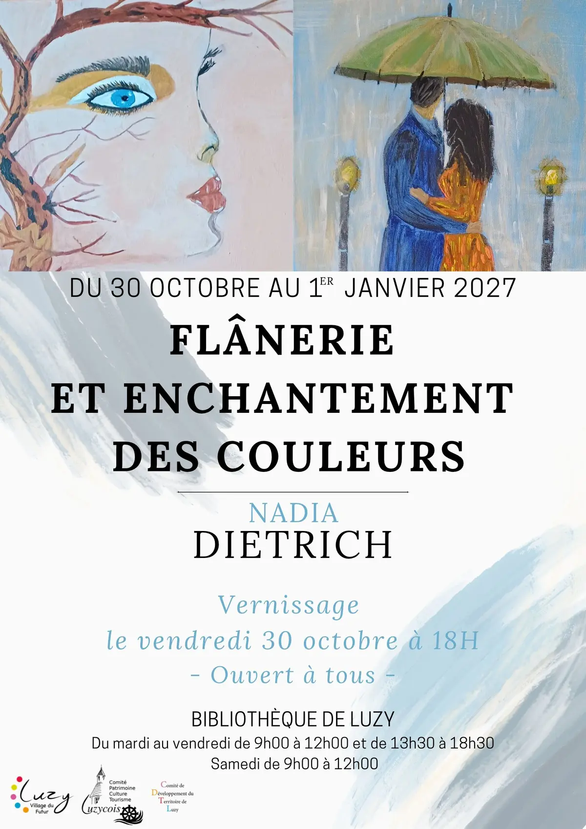 Vernissage de l'exposition de Nadia Dietrich