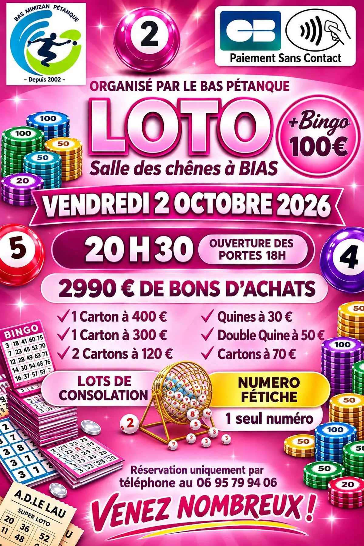 LOTO BAS Mimizan Petanque 