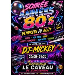 Soirée Année 80's