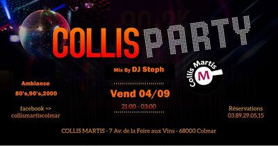COLLIS PARTY ann&eacute;es 80 &agrave; nos jours by DJ Steph