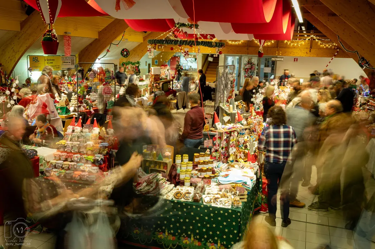 Marché de Noël et sa petite ferme