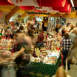 Marché de Noël et sa petite ferme