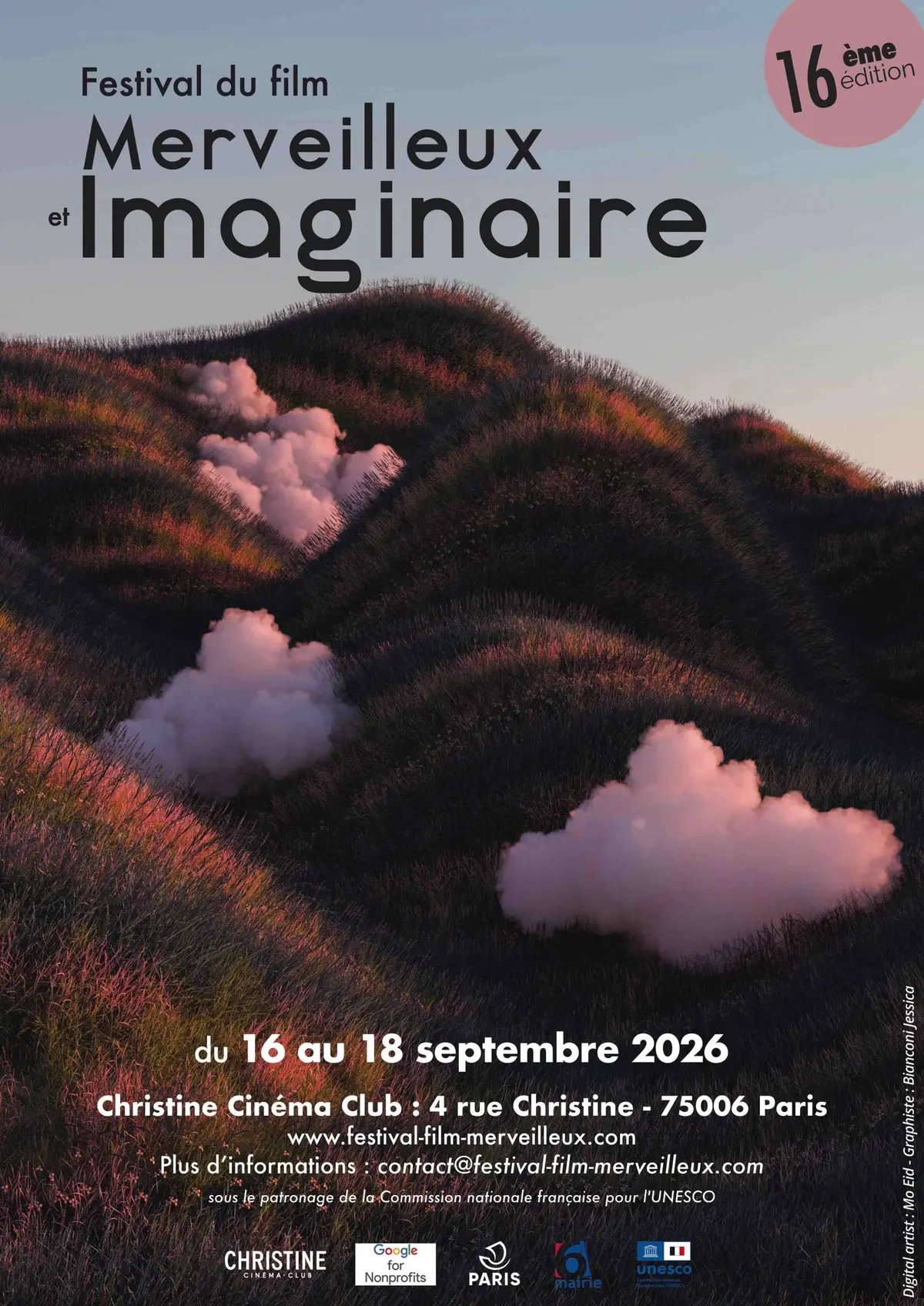 Festival du Film Merveilleux 2026 16eme Edition