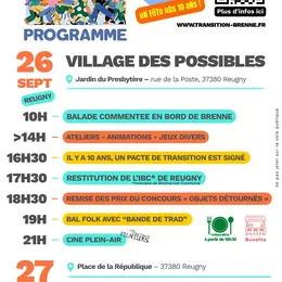 Fête des possibles & Ciné plein air le samedi  + Déjeuner partager le dimanche