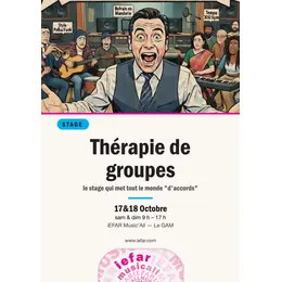 Stage de musique en groupe « Thérapie de groupes » à Mauguio