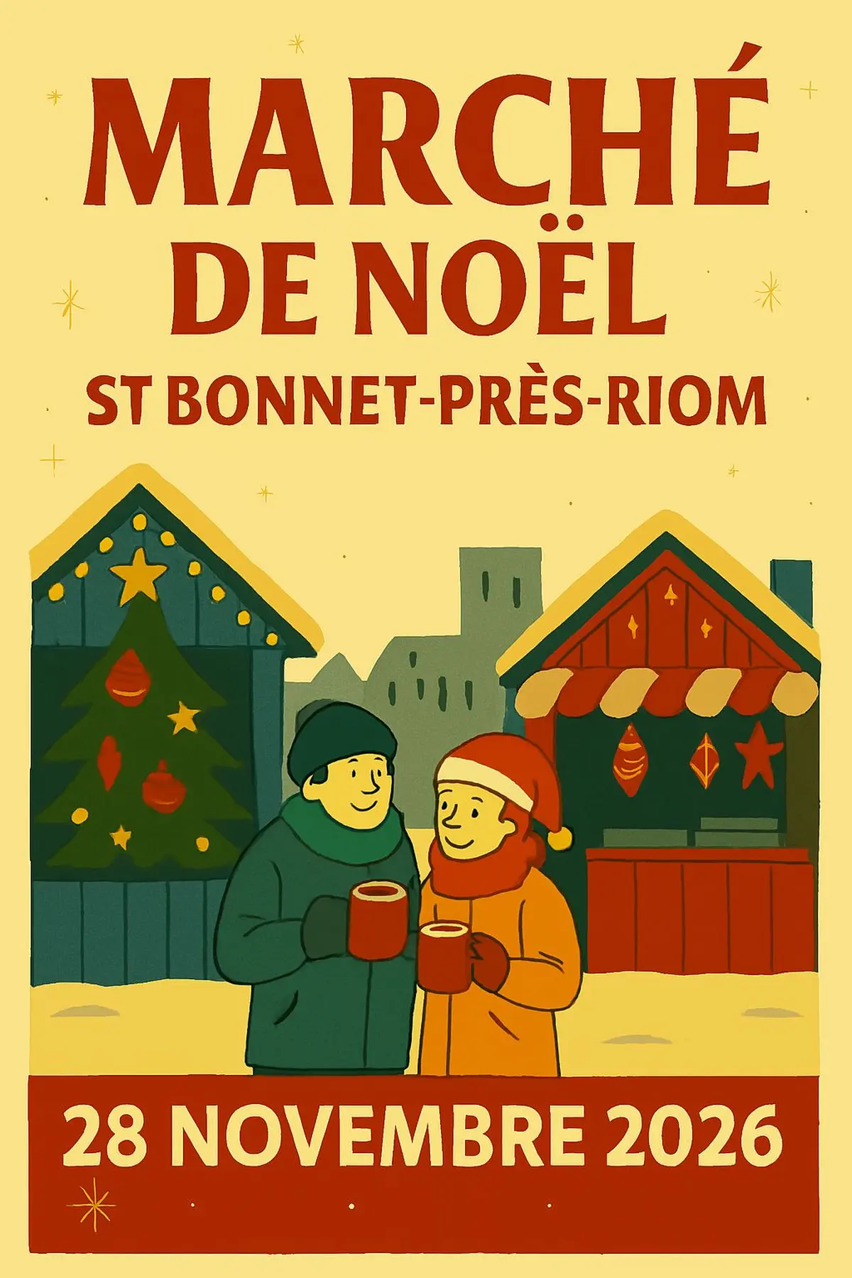 Marché de Noël de Saint Bonnet pres Riom