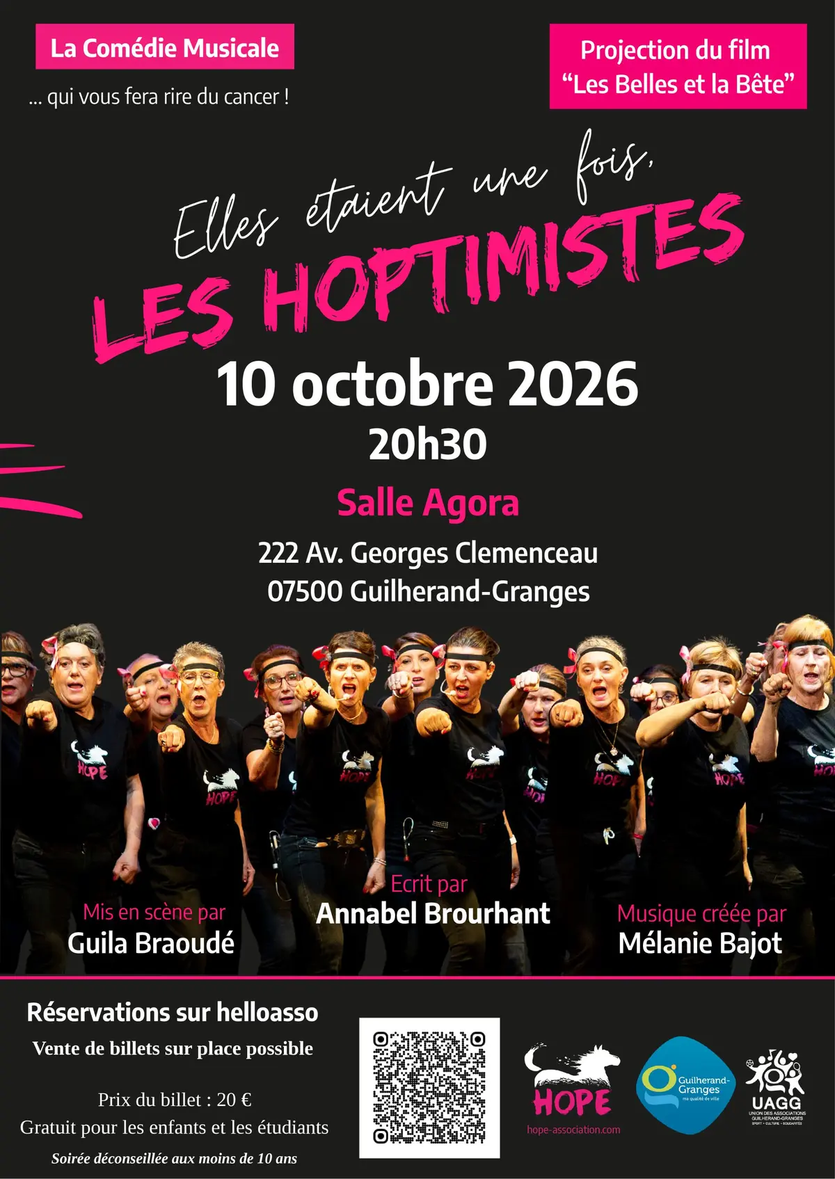 Les Hoptimistes – Comédie musicale dans le cadre d’Octobre Rose
