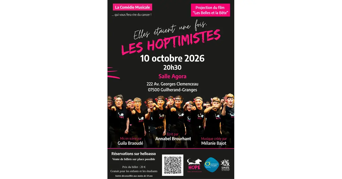Les Hoptimistes – Comédie musicale dans le cadre d’Octobre Rose