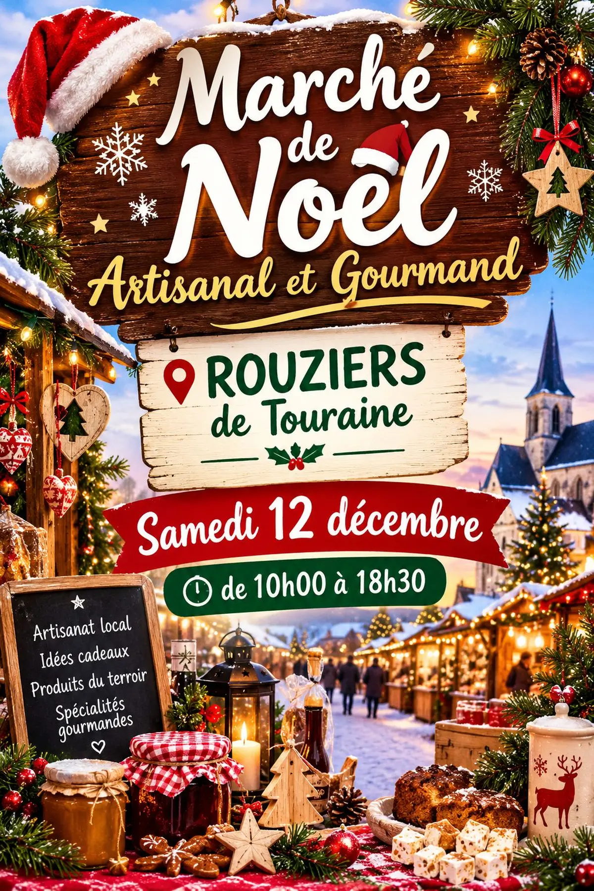 Marché de Noël artisanal et gourmand 