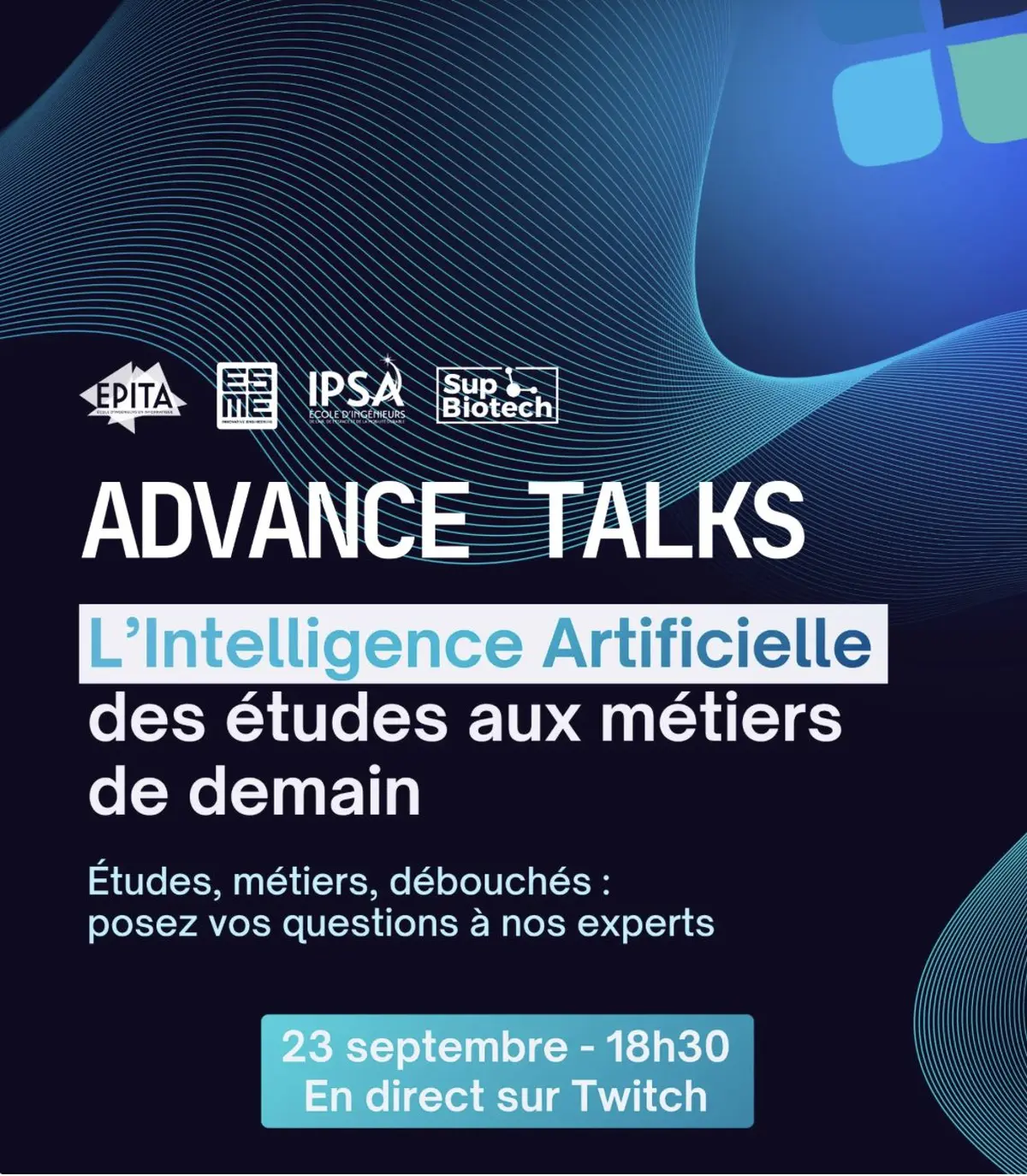 Advance Talks : L'IA, des études aux métiers de demain