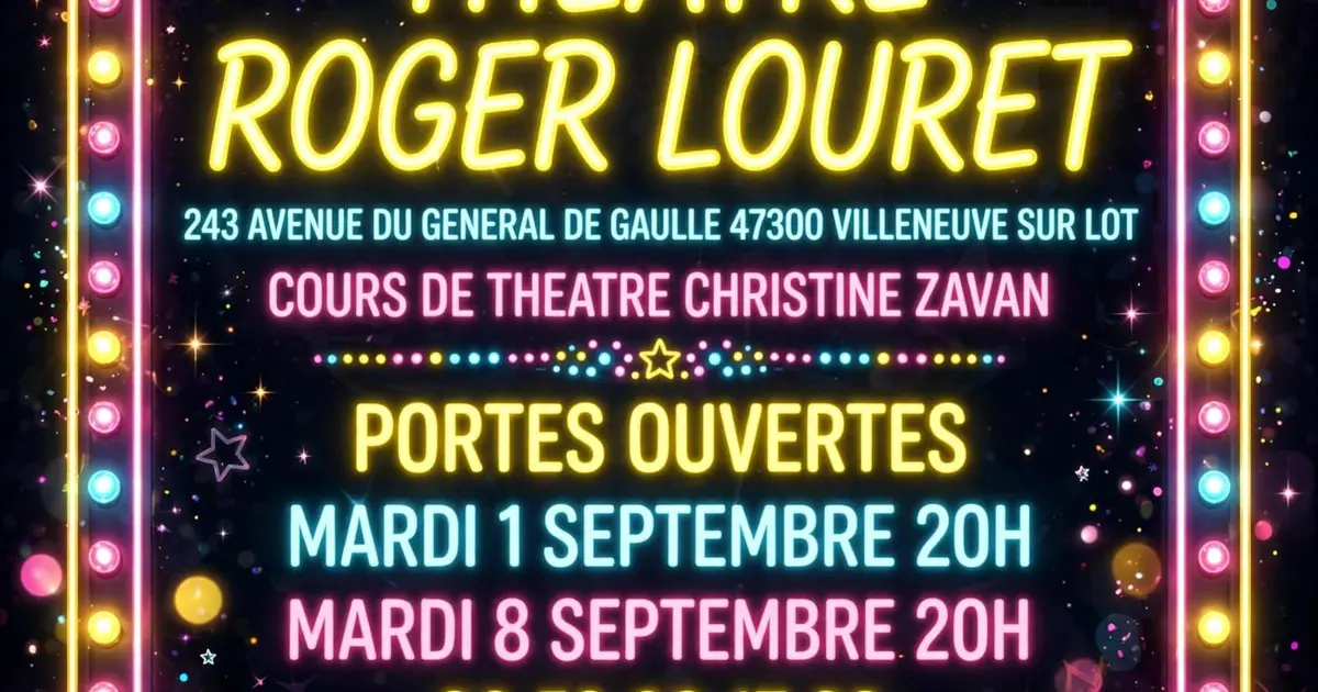 portes ouvertes des cours de théâtre Christine Zavan
