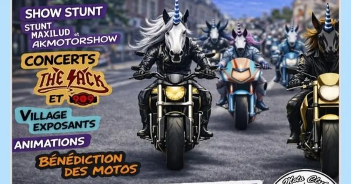 38e rassemblement moto de la Licorne
