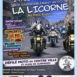 38e rassemblement moto de la Licorne