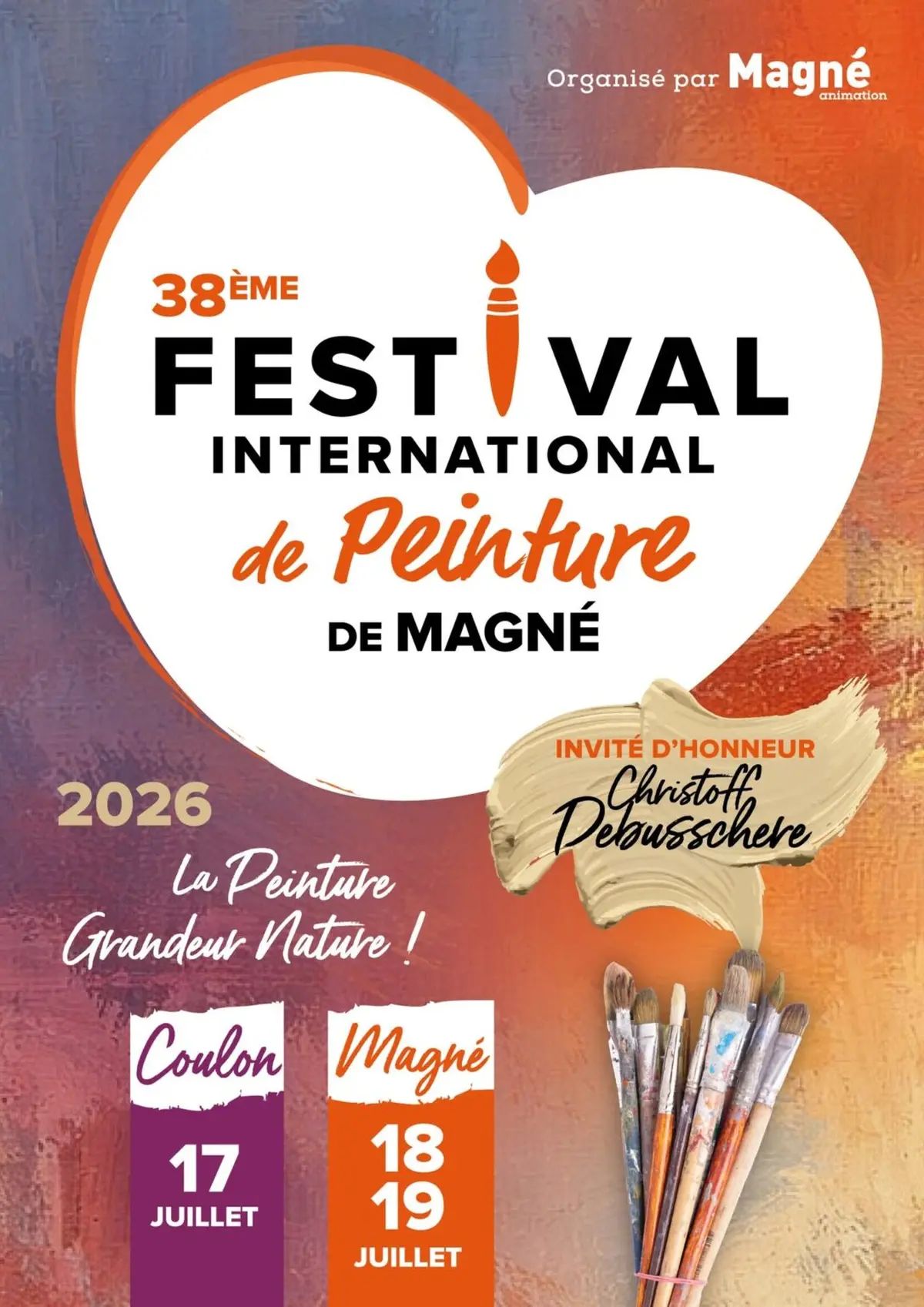 38ème Festival international de peinture à Coulon